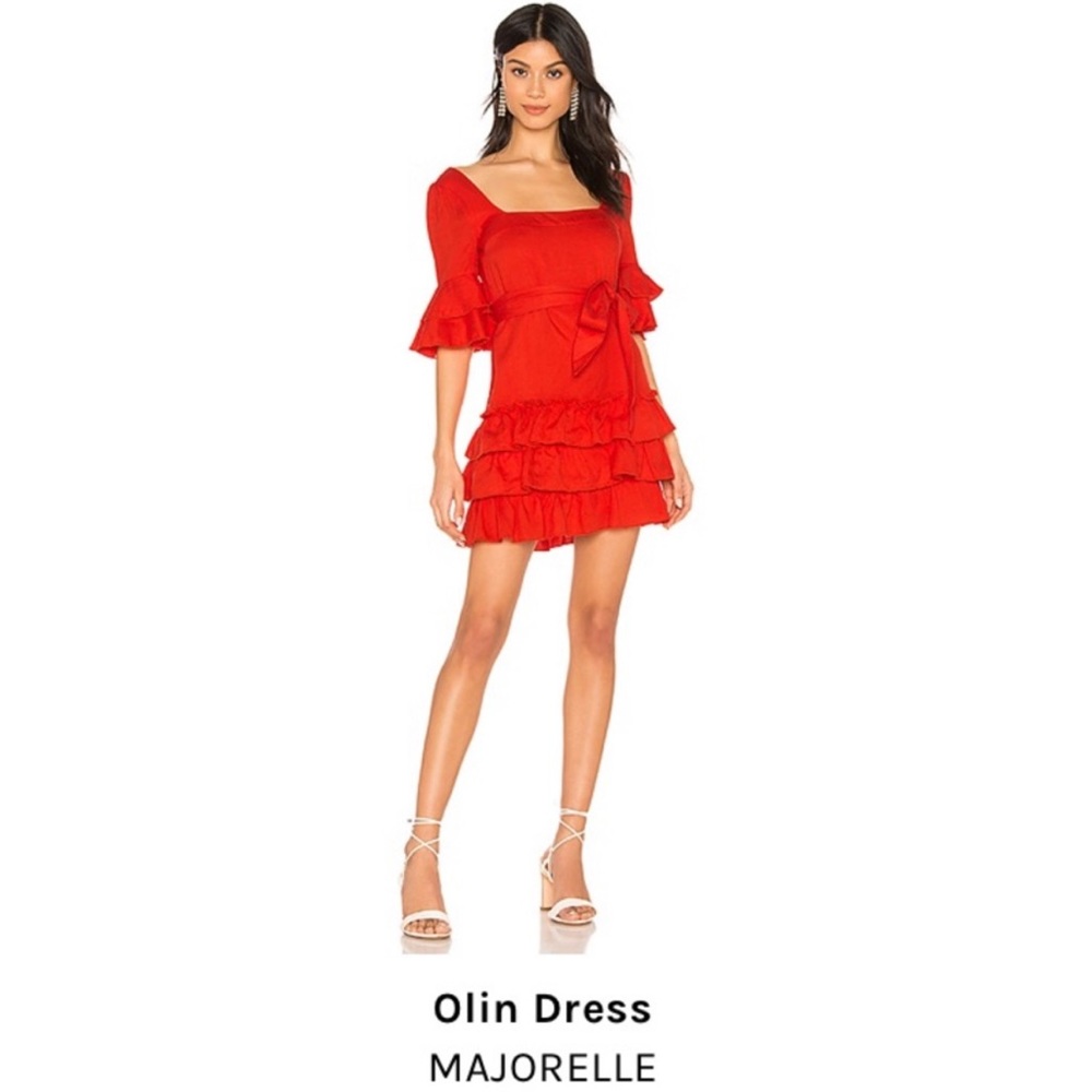 Majorelle Olin Mini Dress in Red